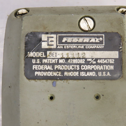 Federal DEI-11112 Maxum Digital Indicator 0.0001"