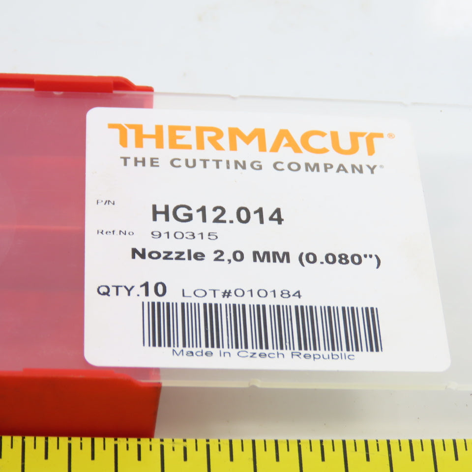 ThermaCut HG12.014 2mm 0.080" Plasma Cutter Tip For Cincinnati Laser Lot/14