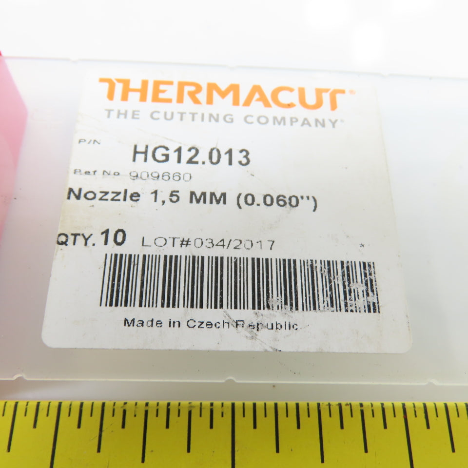 ThermaCut HG12.013 1.5mm 0.060" Plasma Cutter Tip For Cincinnati Laser Lot Of 7