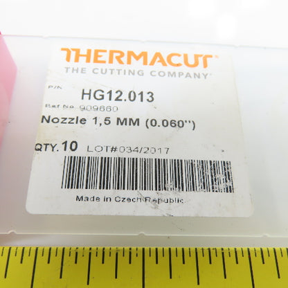 ThermaCut HG12.013 1.5mm 0.060" Plasma Cutter Tip For Cincinnati Laser Lot Of 7