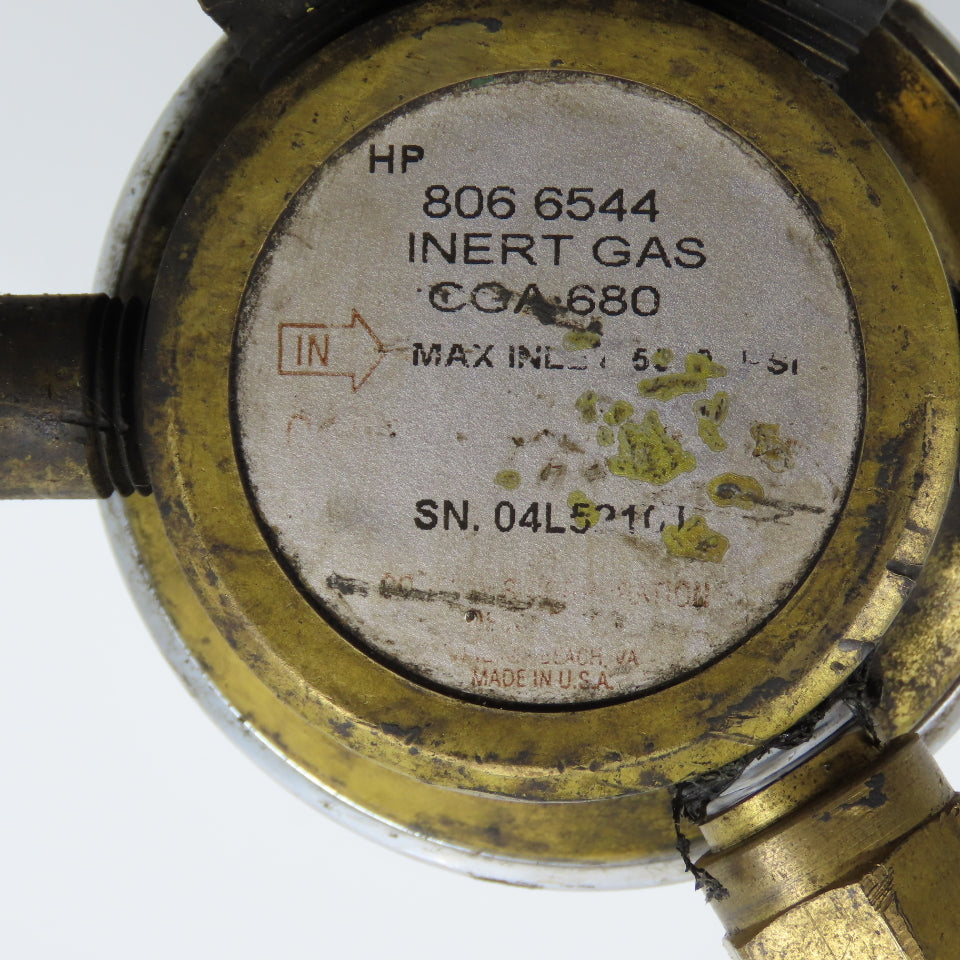 Concoa 806-6544 Ser 6500 Argon Helium Nitrogen Regulator