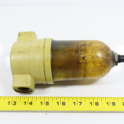 Bridgeport Piedmont 754/308 Inline Pneumatic Filter 150PSIG Max Inlet 1/2" NPT