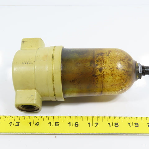 Bridgeport Piedmont 754/308 Inline Pneumatic Filter 150PSIG Max Inlet 1/2" NPT