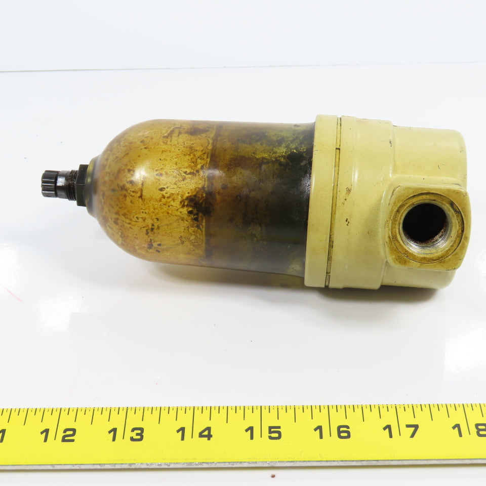Bridgeport Piedmont 754/308 Inline Pneumatic Filter 150PSIG Max Inlet 1/2" NPT