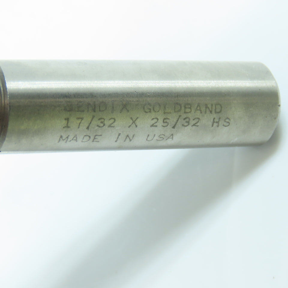 Bendix-Besly 17/32" x 25/32" Pilot Counterbore Reamer 9/16" Shank USA Lot of 2