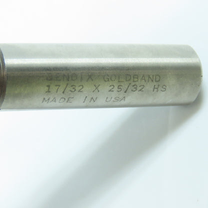 Bendix-Besly 17/32" x 25/32" Pilot Counterbore Reamer 9/16" Shank USA Lot of 2
