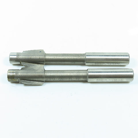 Bendix-Besly 17/32" x 25/32" Pilot Counterbore Reamer 9/16" Shank USA Lot of 2