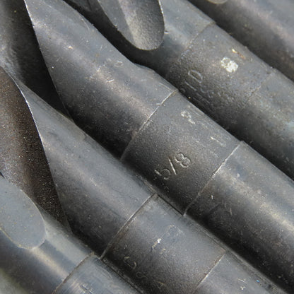 9/16" To 23/32" High Speed Steel Twist Drill Bit Lot of 10