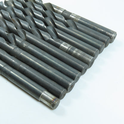 9/16" To 23/32" High Speed Steel Twist Drill Bit Lot of 10