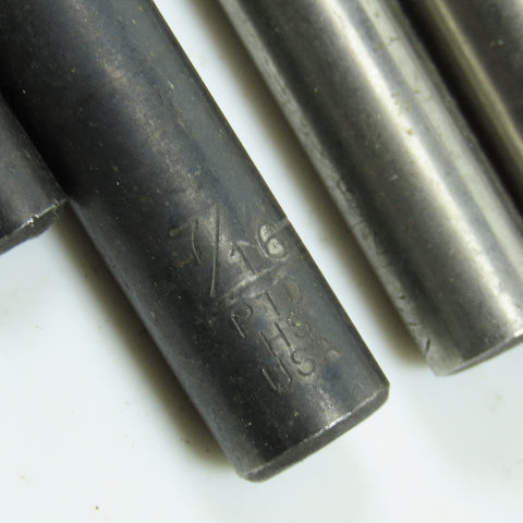9/32" To 37/64" High Speed Steel Twist Drill Bit Lot of 16