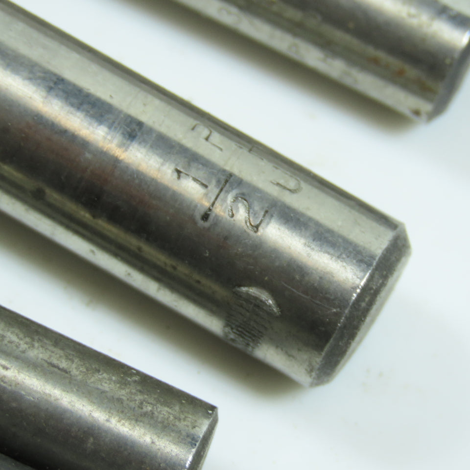 9/32" To 37/64" High Speed Steel Twist Drill Bit Lot of 16