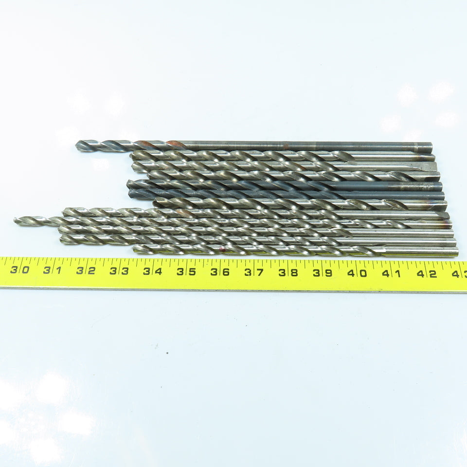 5/16" To 7/16" High Speed Steel Twist Drill Bit Lot of 12