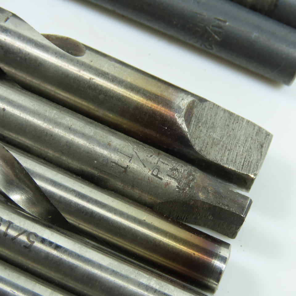 5/16" To 7/16" High Speed Steel Twist Drill Bit Lot of 12