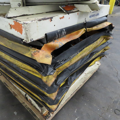 Omni 4000Lbs. Capacity 48" x 50" Rotating Air Bag Lift Table 13-36" Lift