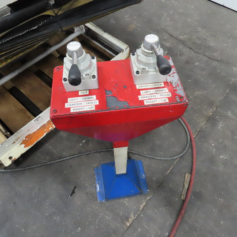 Omni 4000Lbs. Capacity 48" x 50" Rotating Air Bag Lift Table 13-36" Lift