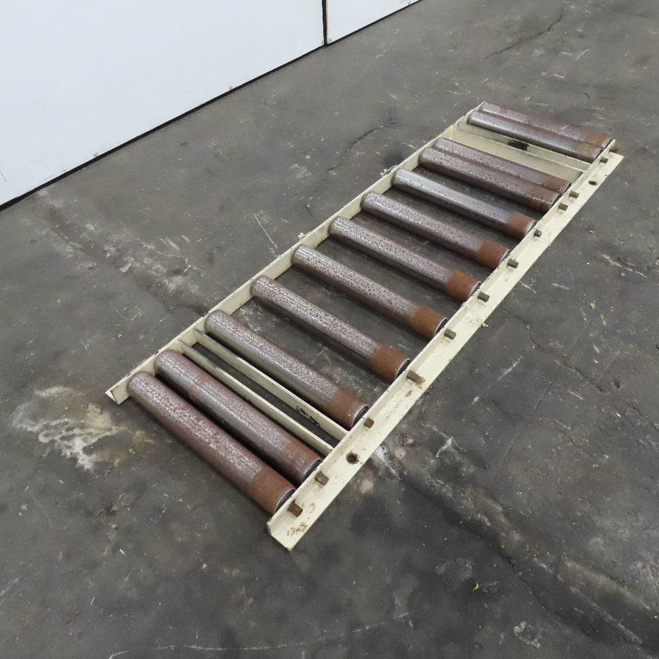 2-1/2" Steel Roller 17-1/2" BF Gravity Conveyor Section 22" Wide 63" Long