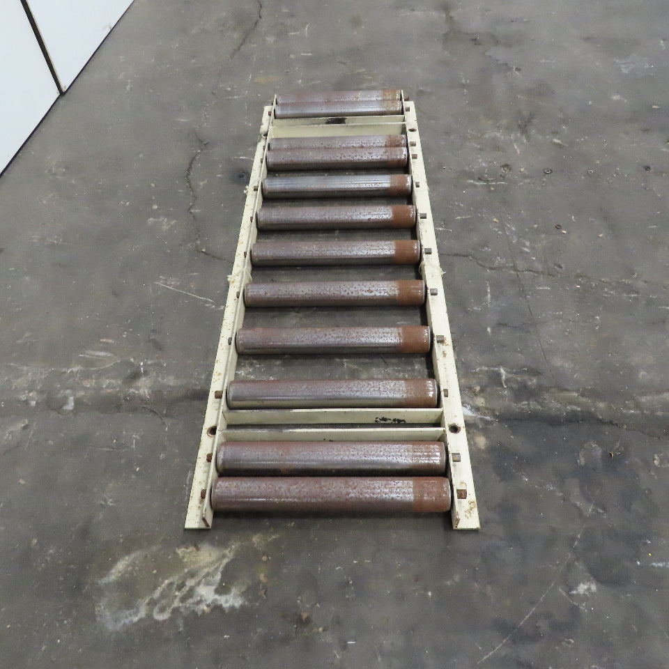 2-1/2" Steel Roller 17-1/2" BF Gravity Conveyor Section 22" Wide 63" Long