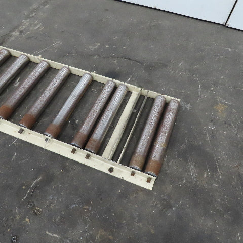 2-1/2" Steel Roller 17-1/2" BF Gravity Conveyor Section 22" Wide 63" Long