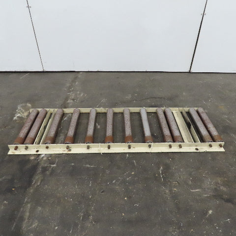 2-1/2" Steel Roller 17-1/2" BF Gravity Conveyor Section 22" Wide 63" Long