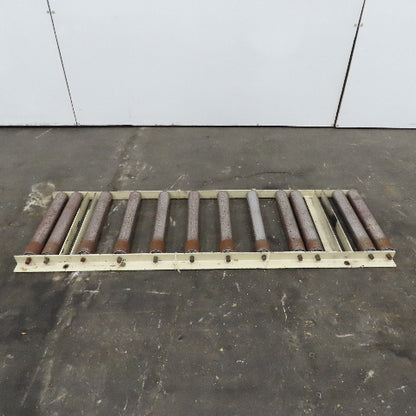 2-1/2" Steel Roller 17-1/2" BF Gravity Conveyor Section 22" Wide 63" Long