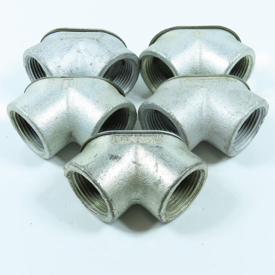 Appleton 1" Female Gasketed Pulling Elbow Conduit Fitting Lot of 5