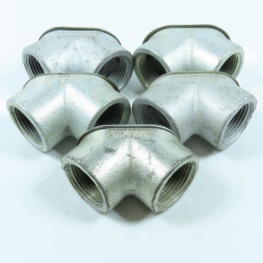Appleton 1" Female Gasketed Pulling Elbow Conduit Fitting Lot of 5