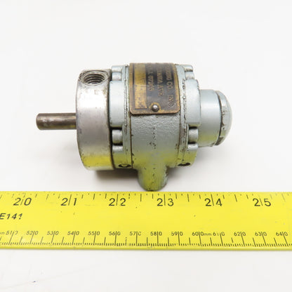 Arrow Engineering Model A Pneumatic Air Motor 1/8" NPT Ports 3/8" Shaft