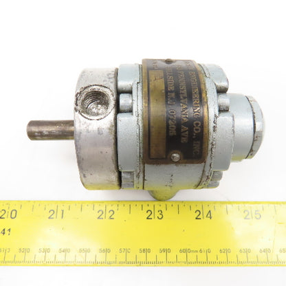 Arrow Engineering Model A Pneumatic Air Motor 1/8" NPT Ports 3/8" Shaft