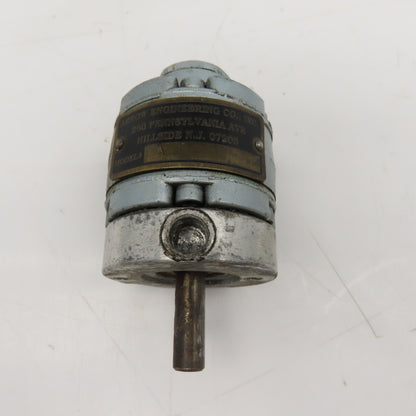 Arrow Engineering Model A Pneumatic Air Motor 1/8" NPT Ports 3/8" Shaft