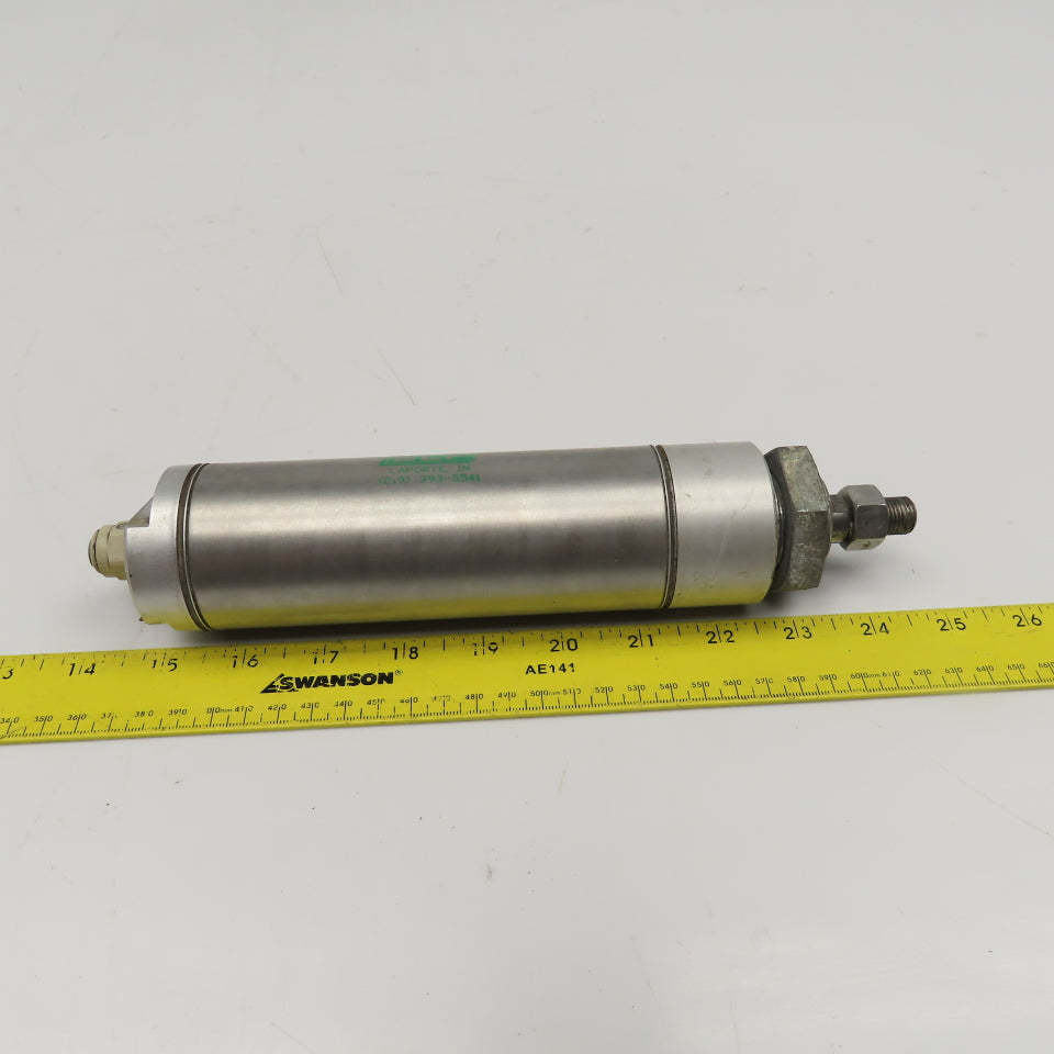 Clippard E69324 2" Bore 3" Stroke Double Acting Air Cylinder