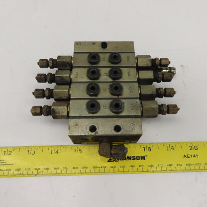 Vogel VPA-4 ZYN 002 Piston Lubricator Manifold Distribution 10-36VDC
