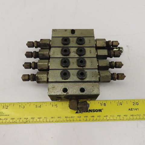 Vogel VPA-4 ZYN 002 Piston Lubricator Manifold Distribution 10-36VDC