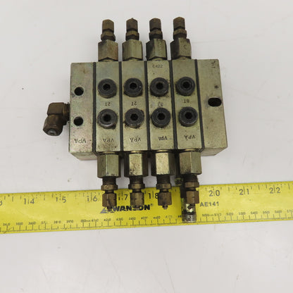 Vogel VPA-4 ZYN 002 Piston Lubricator Manifold Distribution 10-36VDC