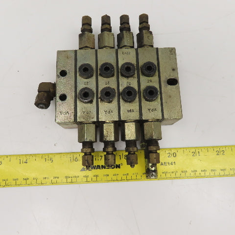Vogel VPA-4 ZYN 002 Piston Lubricator Manifold Distribution 10-36VDC