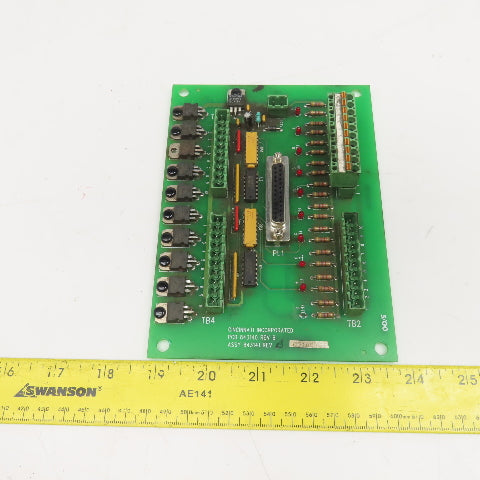 Cincinnati PCB 843140 REV B Assy 843141 Circuit Board Interface