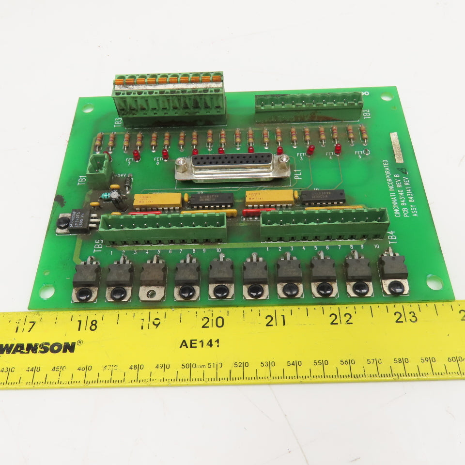 Cincinnati PCB 843140 REV B Assy 843141 Circuit Board Interface
