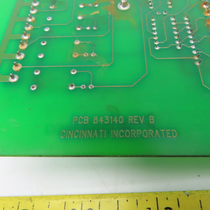 Cincinnati PCB 843140 REV B Assy 843141 Circuit Board Interface