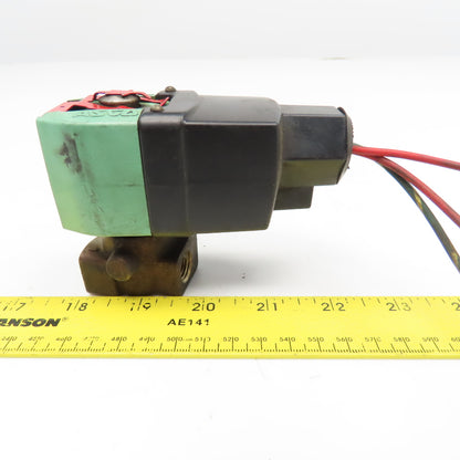 Asco 8262P232N 1/4" NPT 2 Way Solenoid Valve WO Inert Gas 24-99VDC