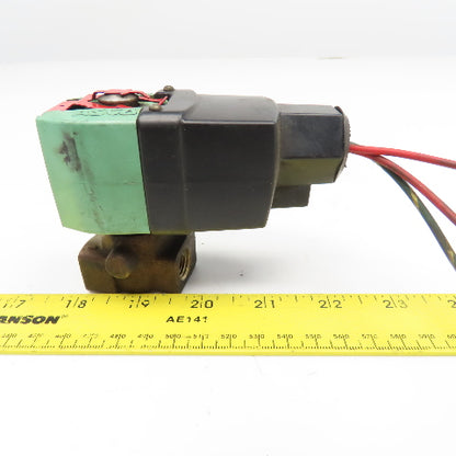 Asco 8262P232N 1/4" NPT 2 Way Solenoid Valve WO Inert Gas 24-99VDC