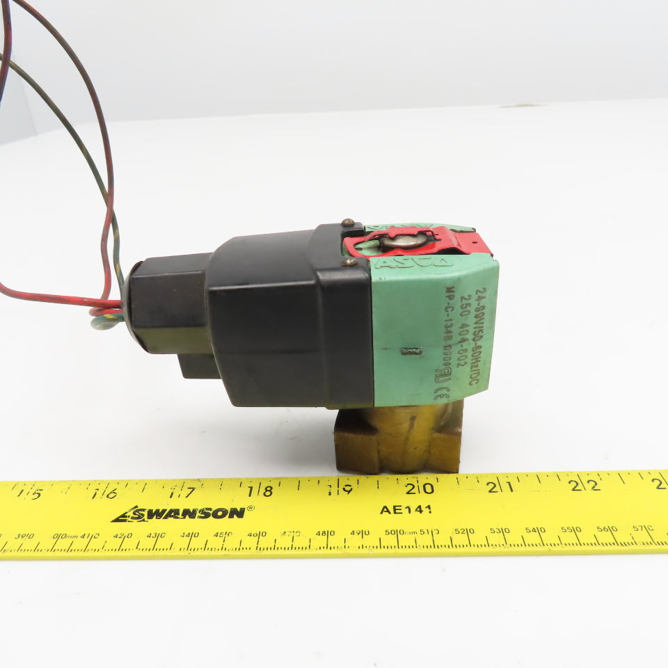 Asco 8262P232N 1/4" NPT 2 Way Solenoid Valve WO Inert Gas 24-99VDC