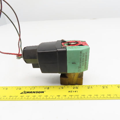Asco 8262P232N 1/4" NPT 2 Way Solenoid Valve WO Inert Gas 24-99VDC