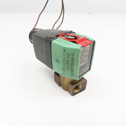Asco 8262P232N 1/4" NPT 2 Way Solenoid Valve WO Inert Gas 24-99VDC