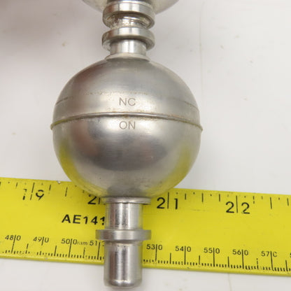 Dual Liquid Level Float Switch 11-1/2" OAL Stainless Steel