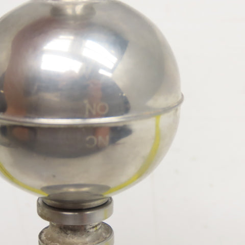 Dual Liquid Level Float Switch 11-1/2" OAL Stainless Steel