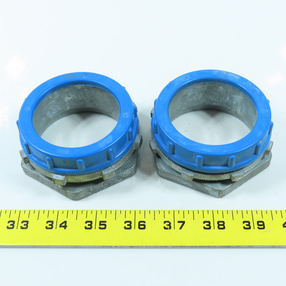Bridgeport 2-1/2" EMT Conduit Box Connector Lot of 2