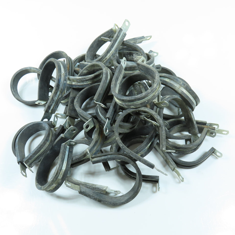 2" Cushioned Conduit Cable Wire Loop Clamp Lot of 36