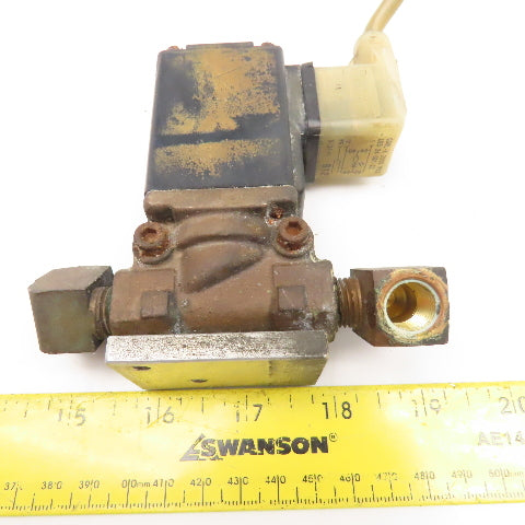 Burkert US00519 1/4" NPT Solenoid Control Valve 2 Way 24VDC Coil