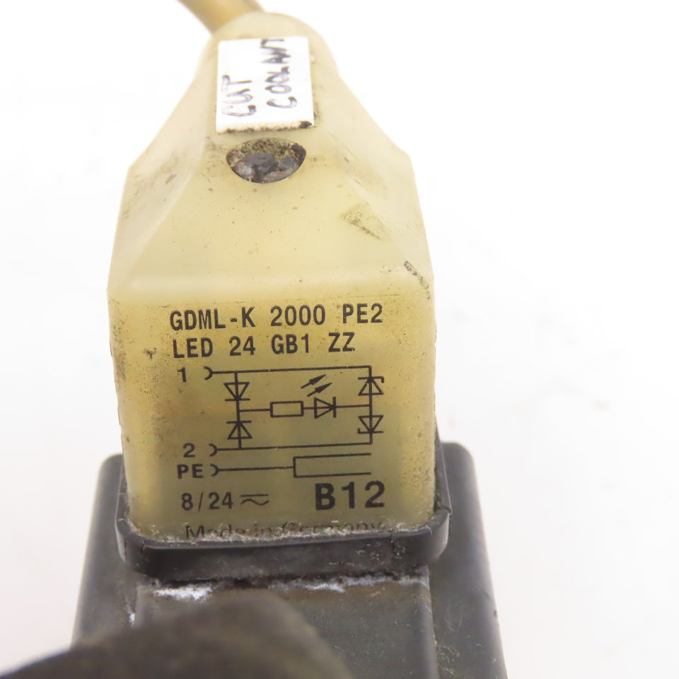 Burkert US00519 1/4" NPT Solenoid Control Valve 2 Way 24VDC Coil