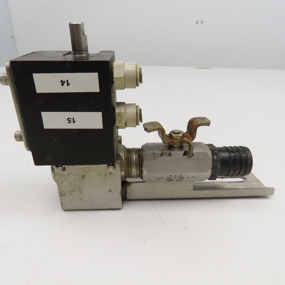 76-6-RT-6-S13 3/4" NPT Stainless Steel Pneumatic Controlled Ball Valve