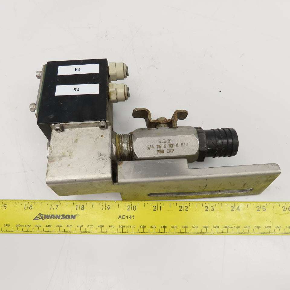 76-6-RT-6-S13 3/4" NPT Stainless Steel Pneumatic Controlled Ball Valve